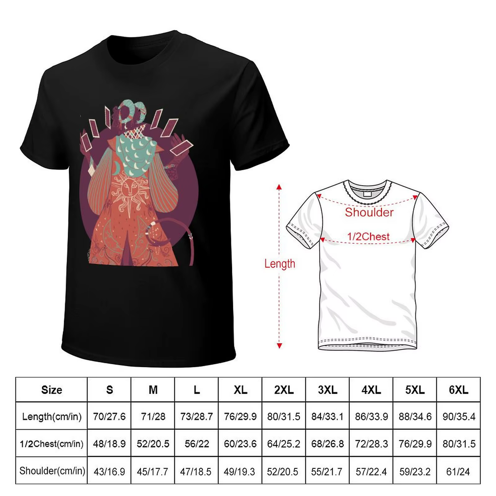 Mollymauk! T-shirt de travail basique à manches courtes