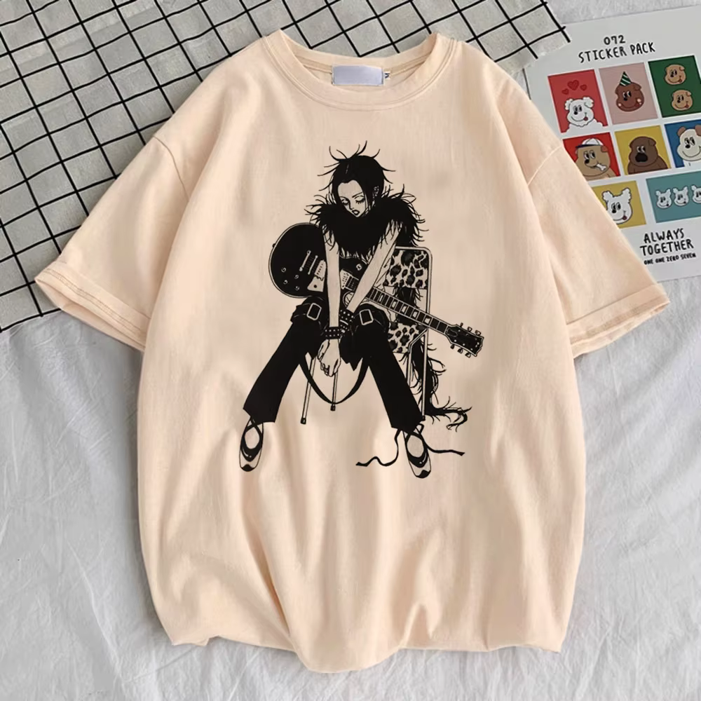 Nana Anime t-shirt femmes Pastel Punk coréen vêtements respirant graphique Pop Culture
