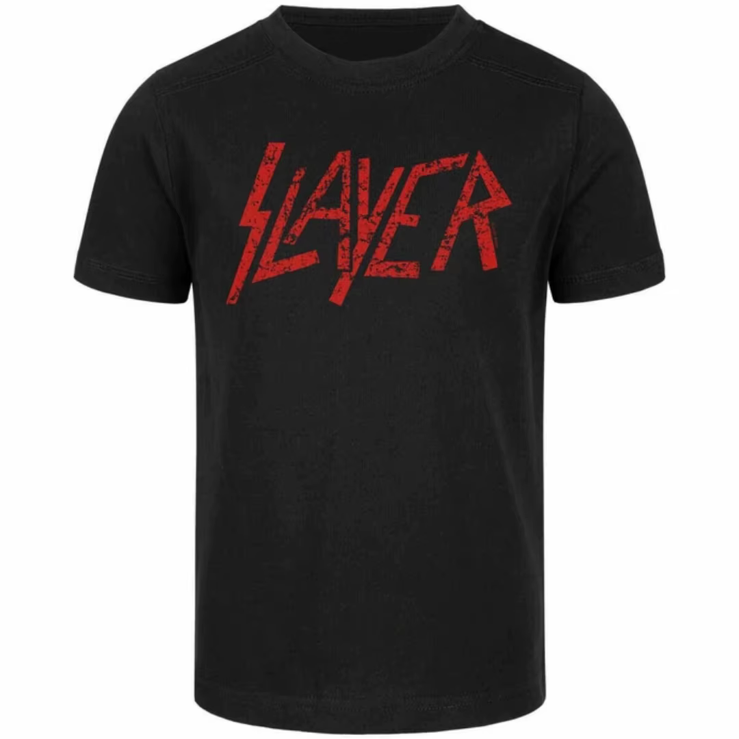 T-shirt en coton avec logo Slayer imprimé inspirant