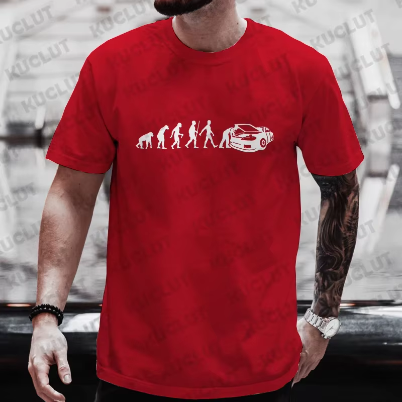 T-shirt de rue pour hommes mécanicien de voiture pour papa