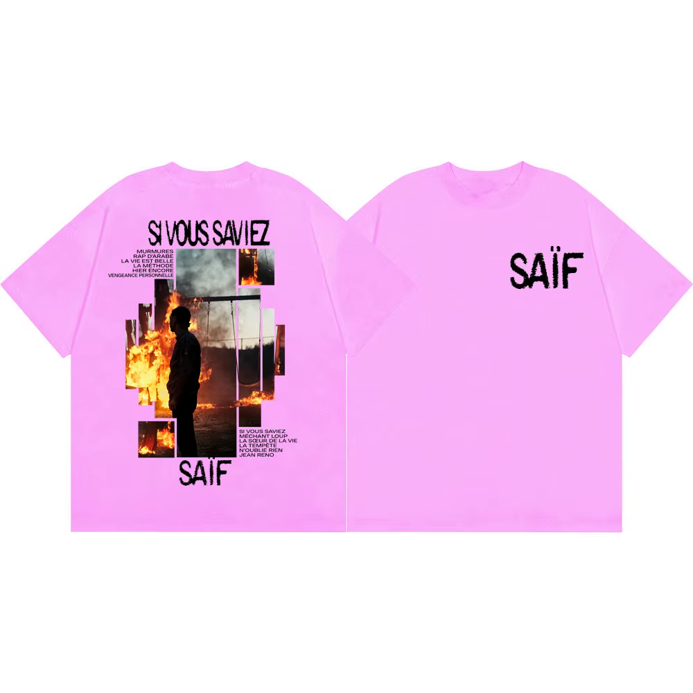 T-shirt tendance hip-hop pour hommes et femmes
