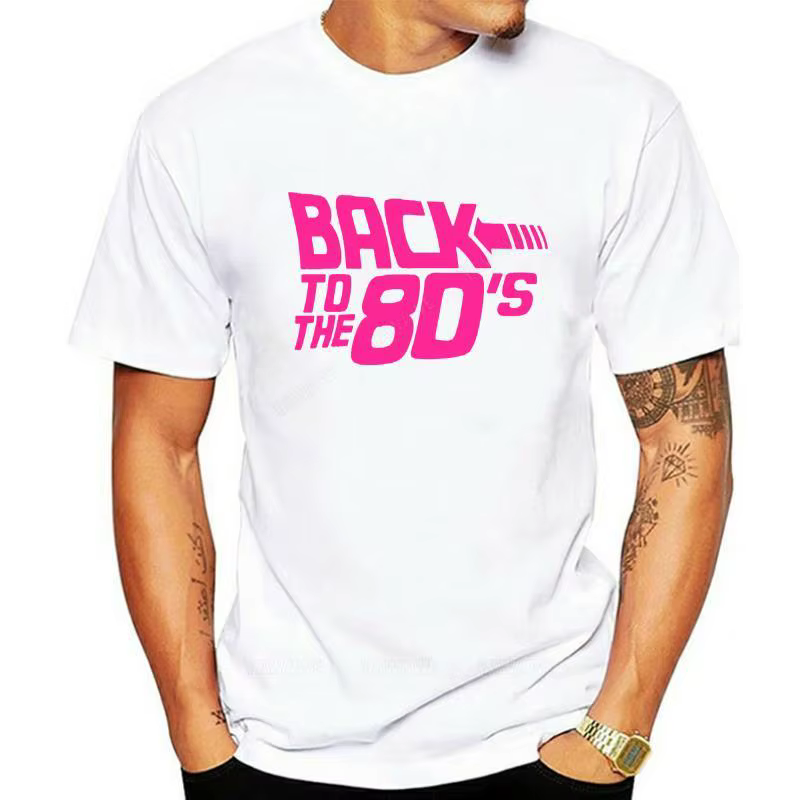 Hauts d'été pour hommes retour aux années 80 t-shirt