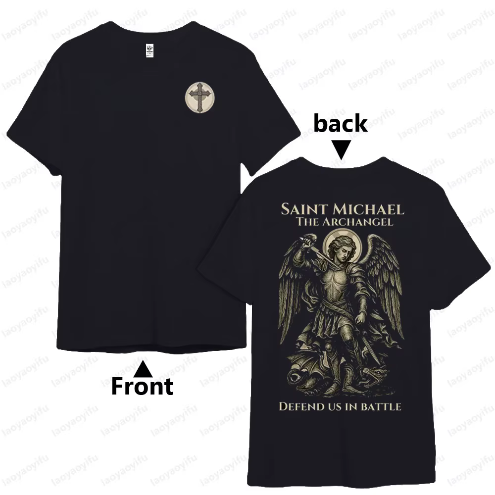 Saint Michael l'archange t-shirt guerrier catholique