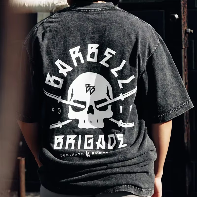 T-Shirt Décontracté à Manches Courtes pour Homme