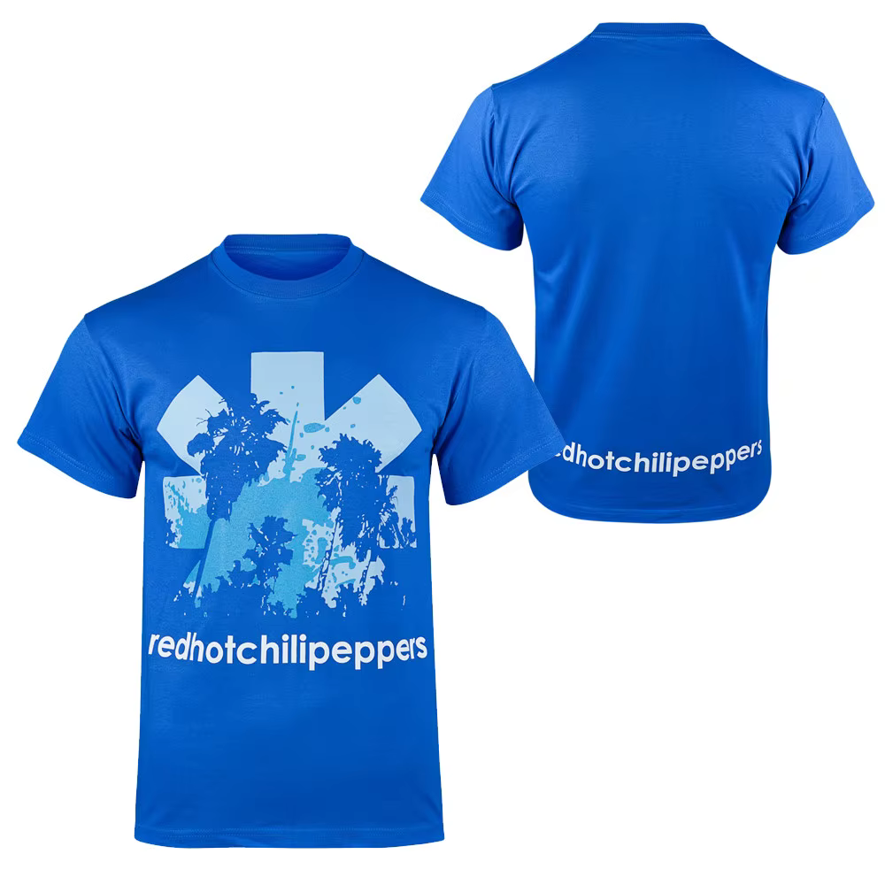 Red Hot Chili Peppers - T-shirt à manches courtes style streetwear américain pour hommes et femmes