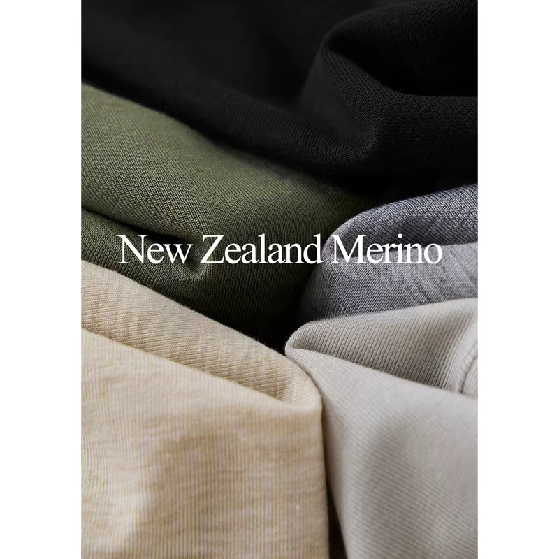 T-shirt en laine mérinos de Nouvelle-Zélande pour homme
