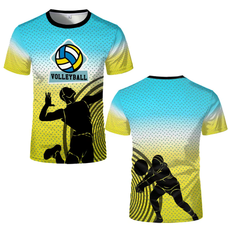 T-shirt d'uniforme de volley-ball pour hommes et femmes