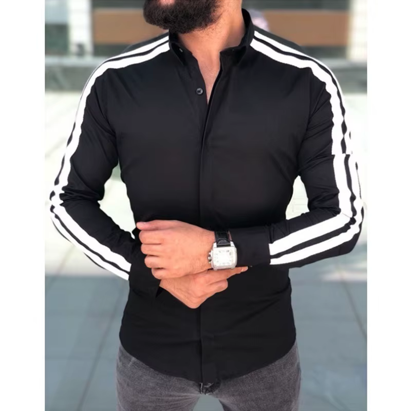 Chemise Slim Fit à manches longues pour hommes
