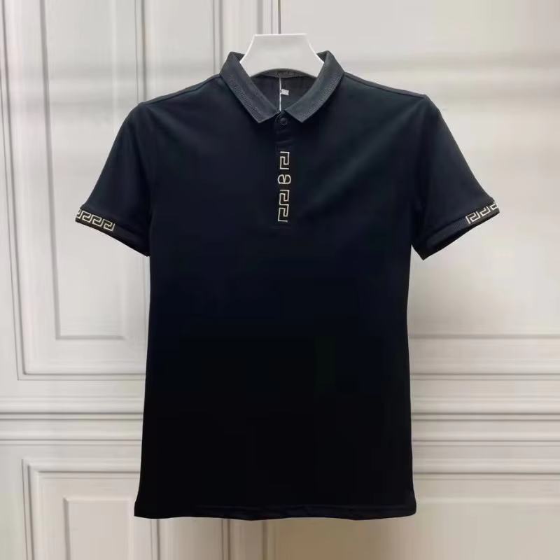 T-shirt homme noir décontracté