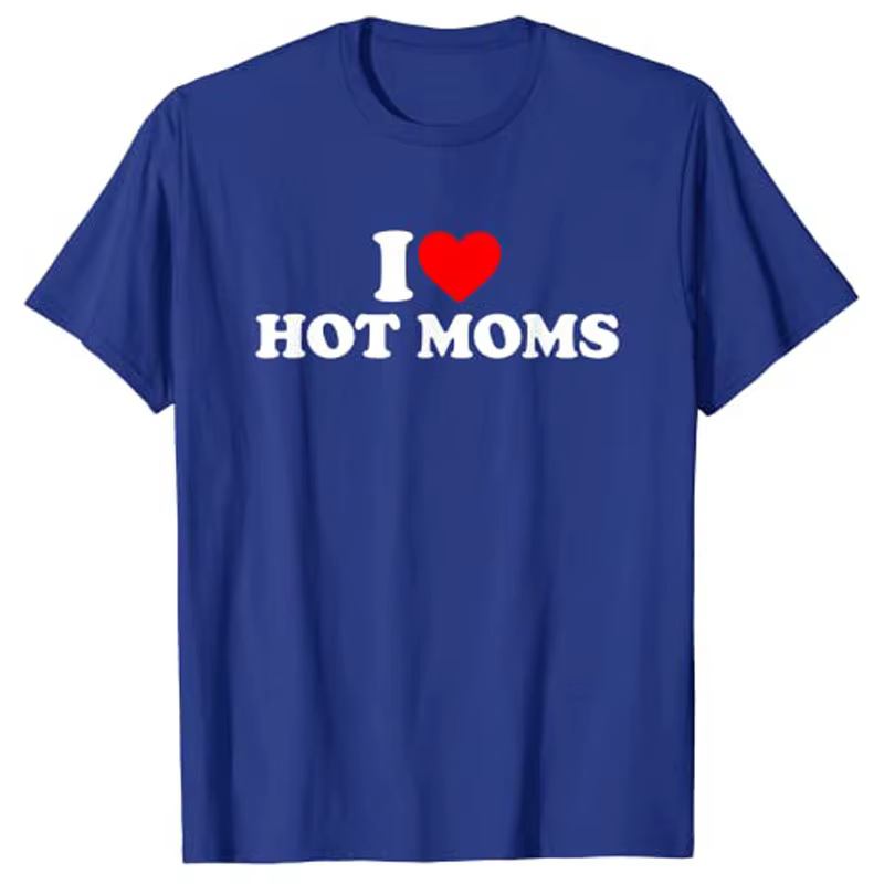 T-Shirt «I Love» pour mamans, hauts, cadeau de fête des mères
