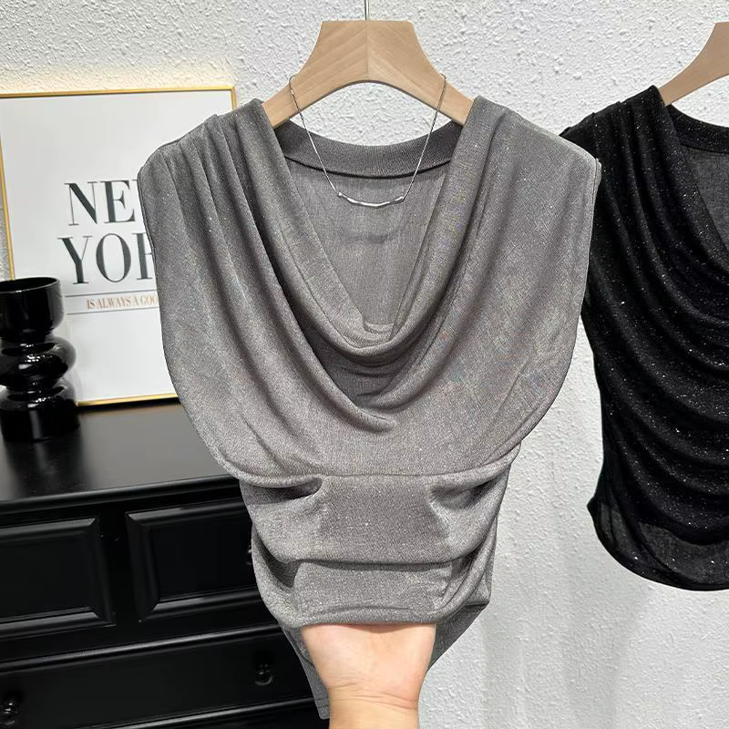 T-shirt en fibre fine pour femme