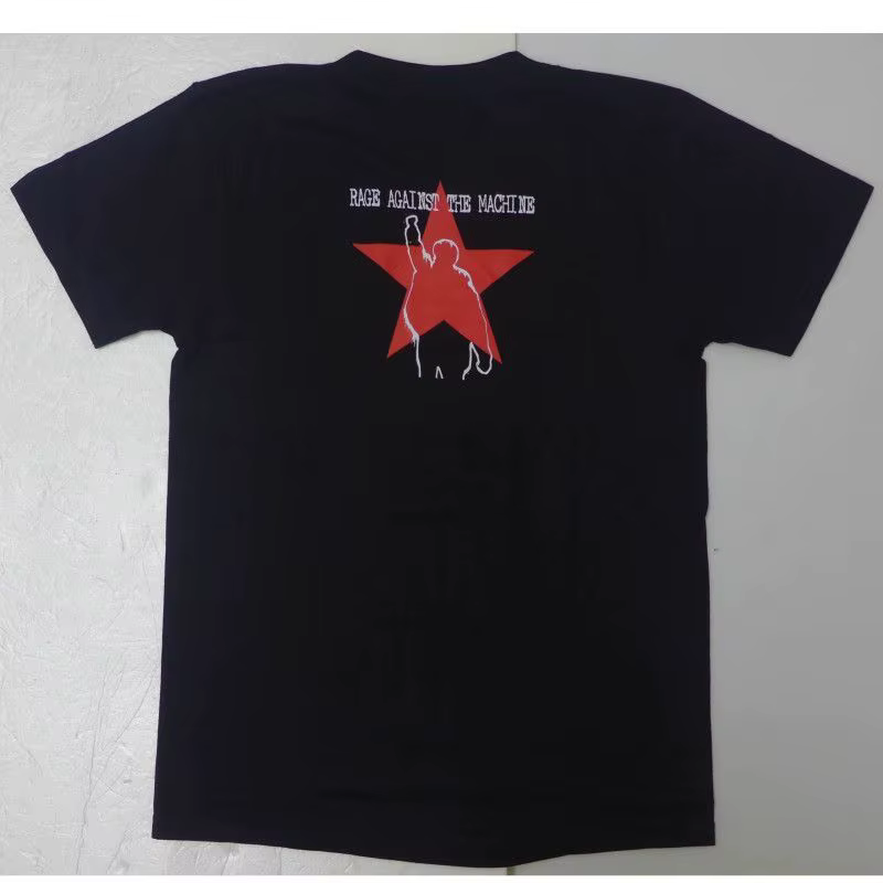 [Version thaïlandaise] "Rage Against The Machine" - T-shirt à manches courtes d'un groupe de rock sur le thème de la résistance violente