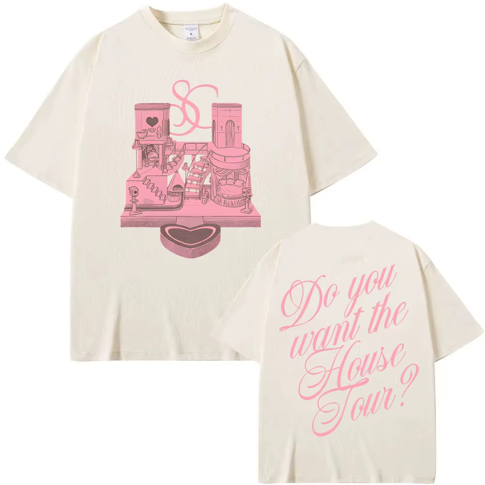 House Tour T-Shirt 2026 nouveau style Sabrina charpentier identique au site officiel haute qualité