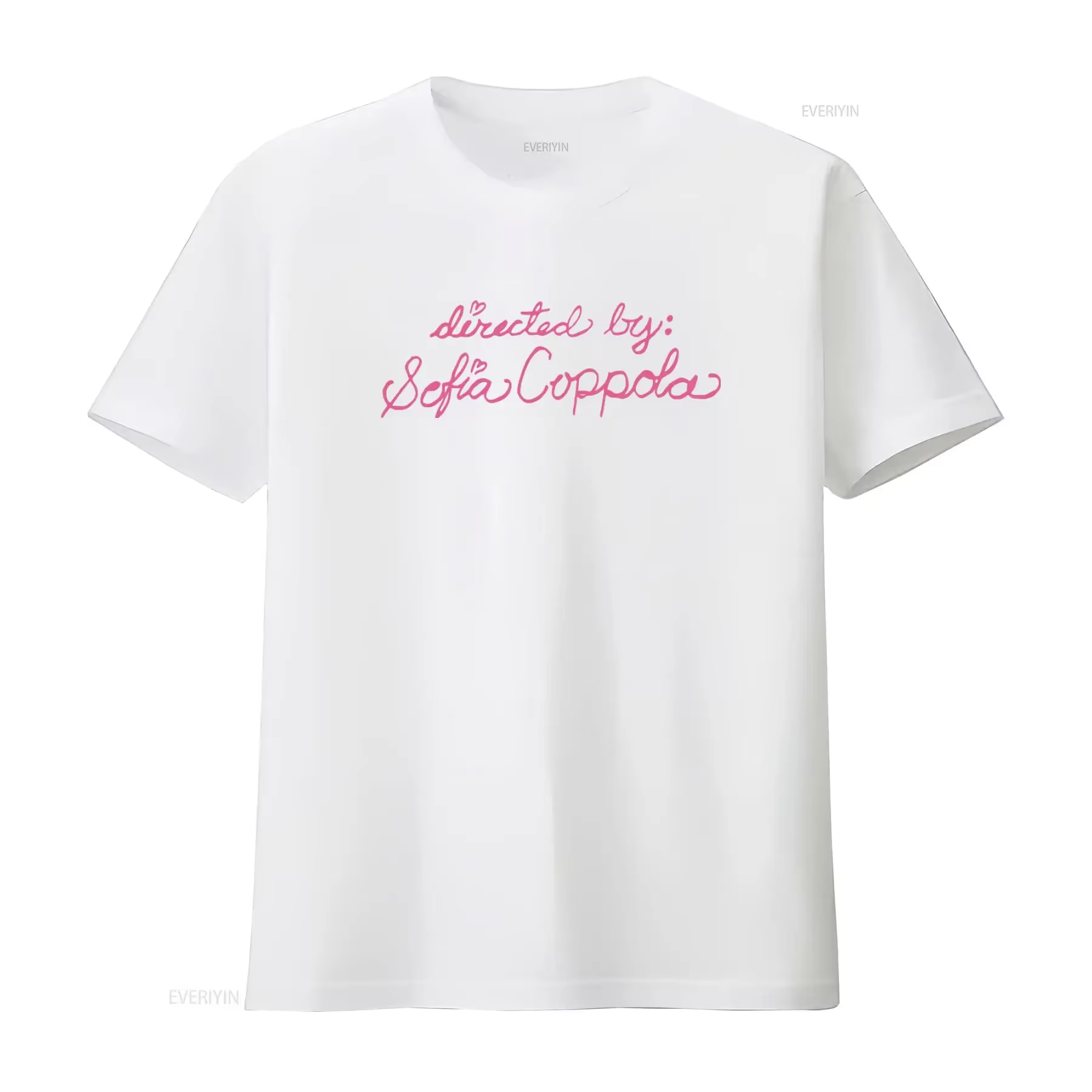 T-shirt élégant dirigé par Sofia Coppola pour les amateurs de mode
