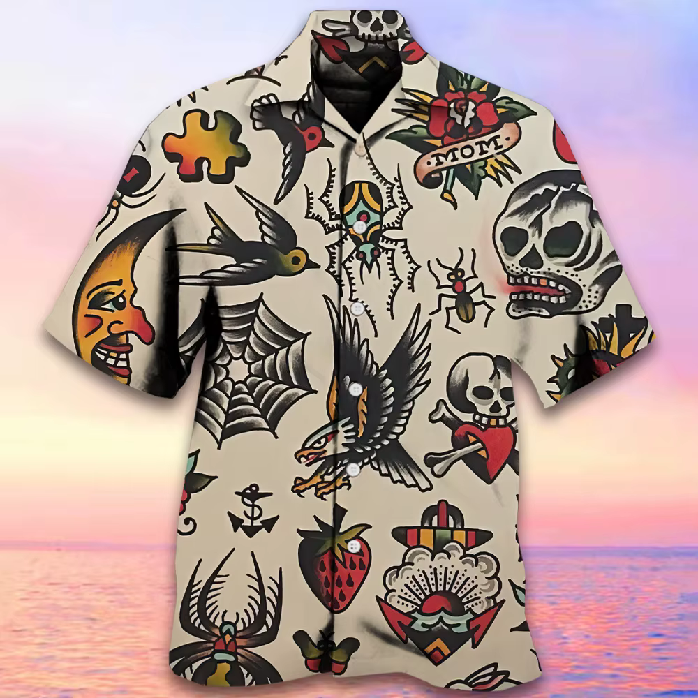 Chemise rétro pour hommes