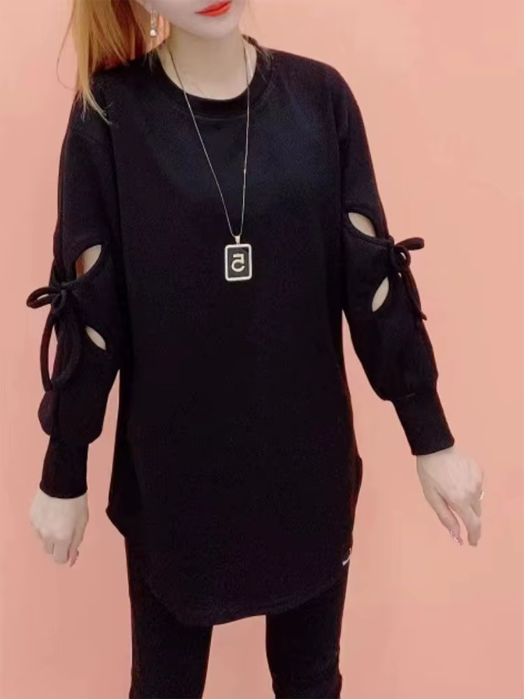 Femme T-shirt mode coréenne vêtements haut élégant printemps