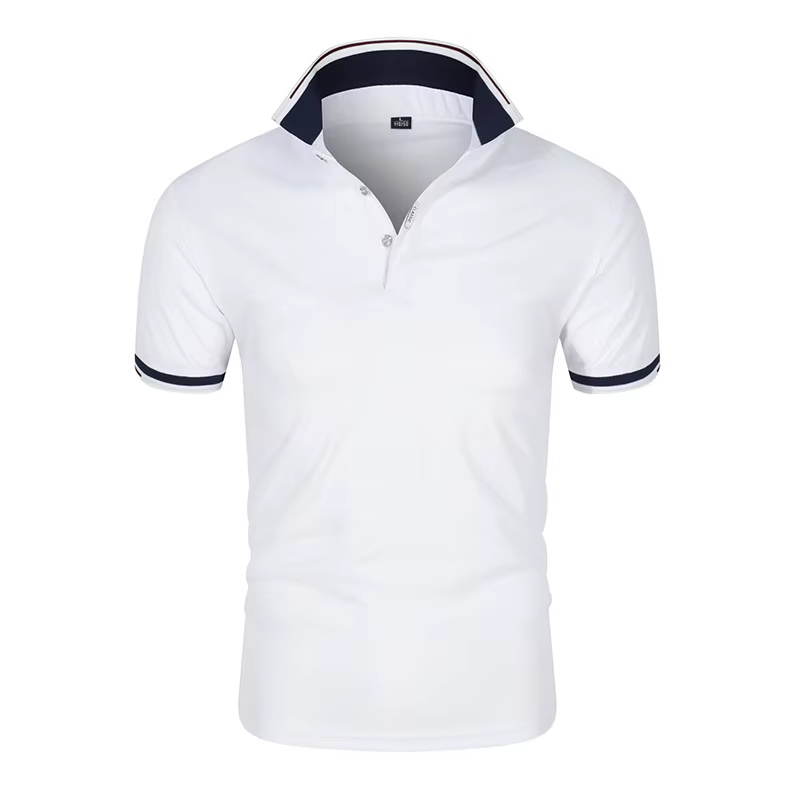 2025 nouveau Polo t-shirt pour hommes blanc décontracté à manches courtes Golf polos Homme nouveaux vêtements d'été de haute qualité Ropa Hombre