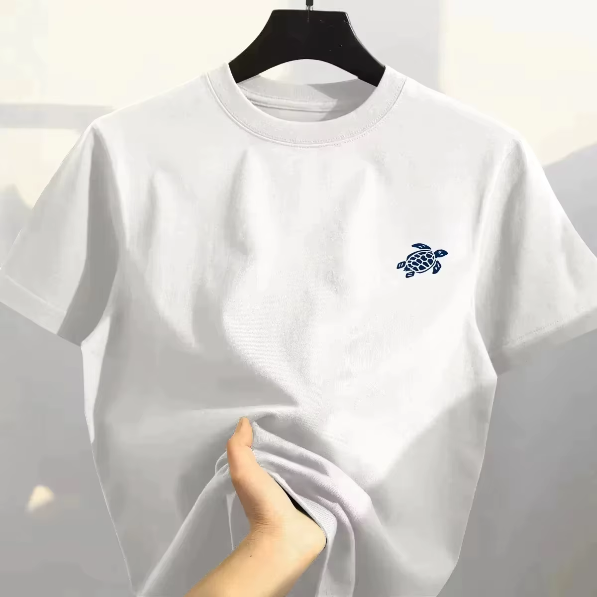 T-shirt décontracté unisexe en coton respirant et confortable de haute qualité