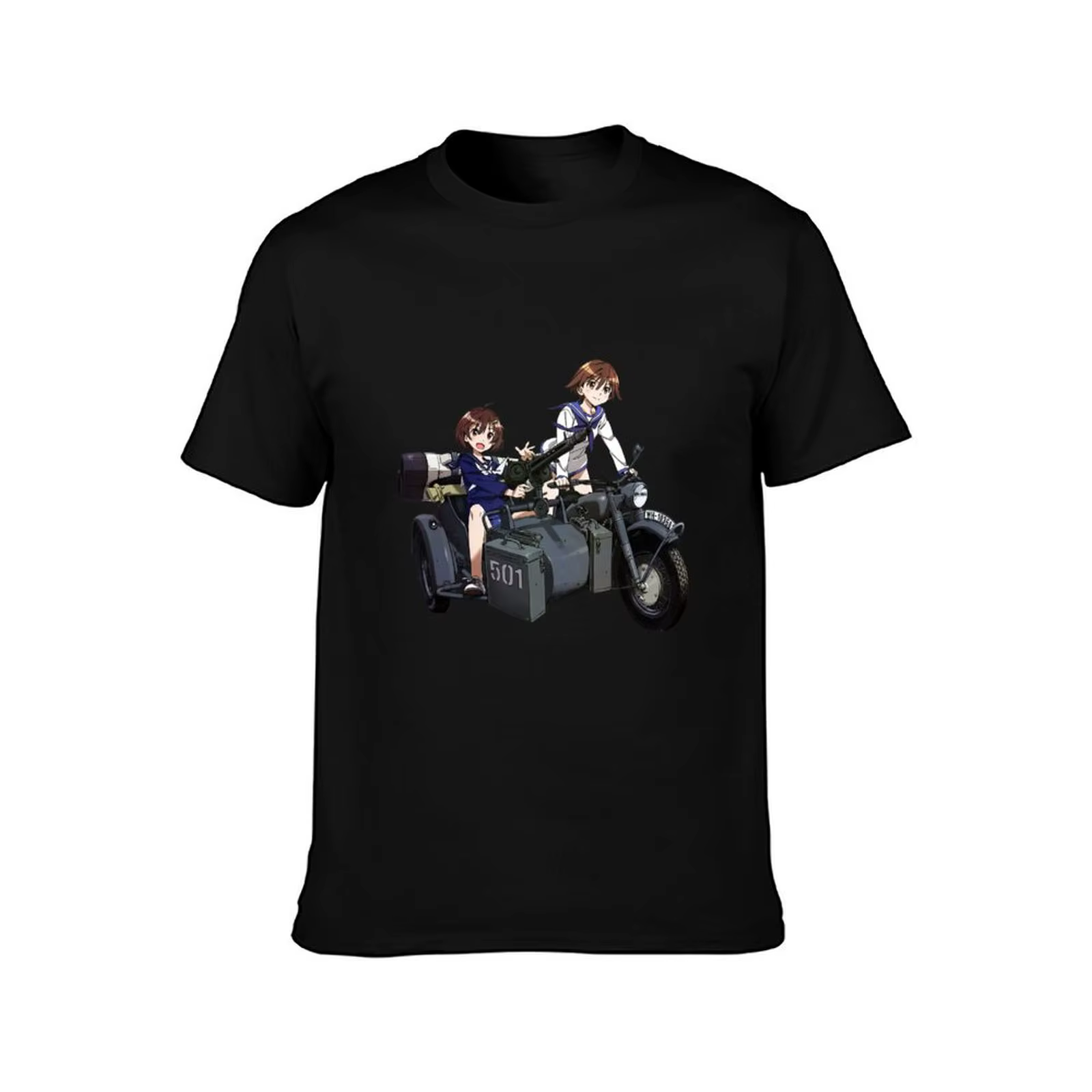 Strike Witches - T-shirt Yoshika Miyafuji et Hikari Karibuchi