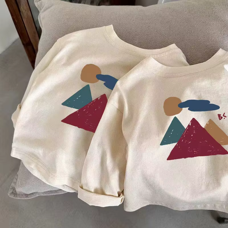 T-shirt à manches longues pour enfants de 2 à 7 ans