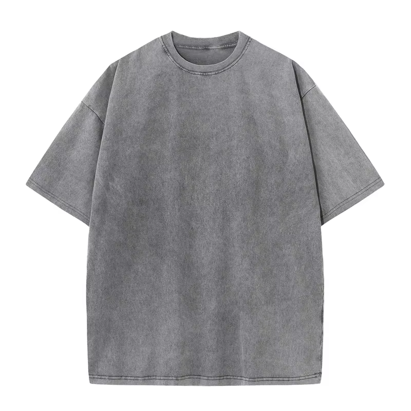 T-shirts vintage délavés pour hommes et femmes