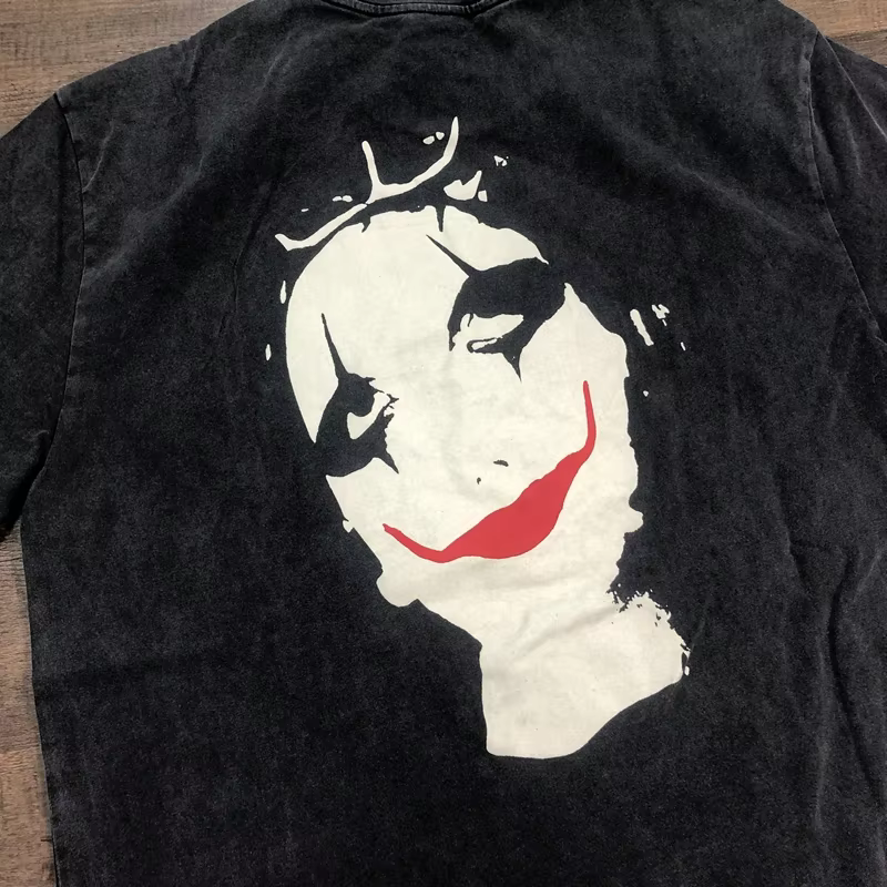 SAINT Of MICHAEL 1:1 mode qualité Streetwear papillon imprimé t-shirt surdimensionné 100% couverture en coton ample