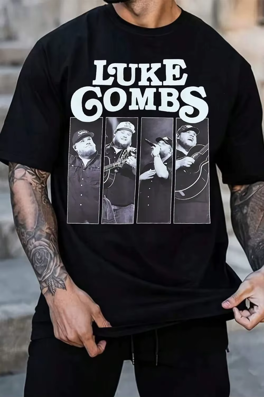 T-shirt graphique rétro 2026 Luke Combs pour hommes et femmes