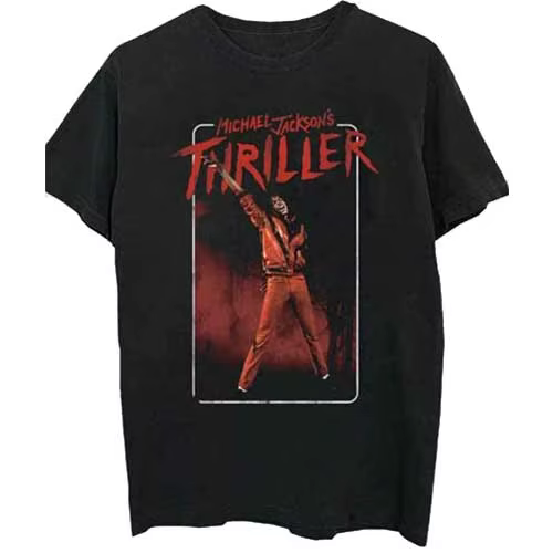 T-Shirt Thriller Pose Michael Jackson en coton pour hommes et femmes