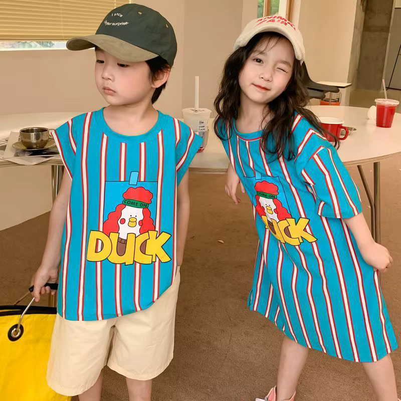 6733 T-shirt pour enfants frère soeur