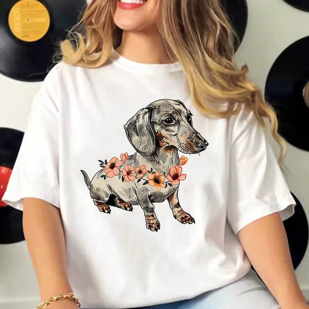 T-shirt Teckel pour femmes