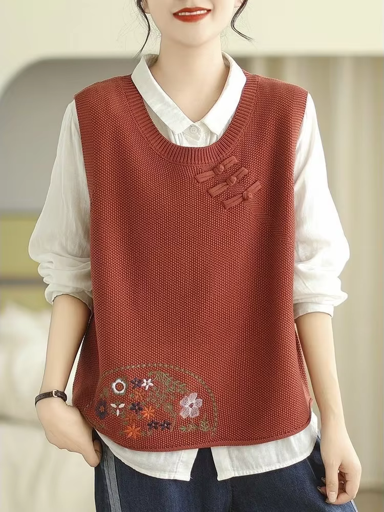 Gilets en tricot pour femmes