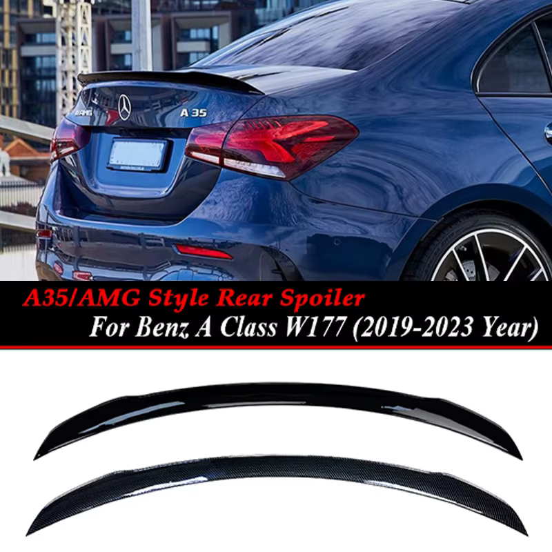 Aileron arrière sport pour Mercedes Benz V177 berline Classe A A160 A180 A200 A220 A250 A35 AMG 2019 à 2022, kit carrosserie, accessoires