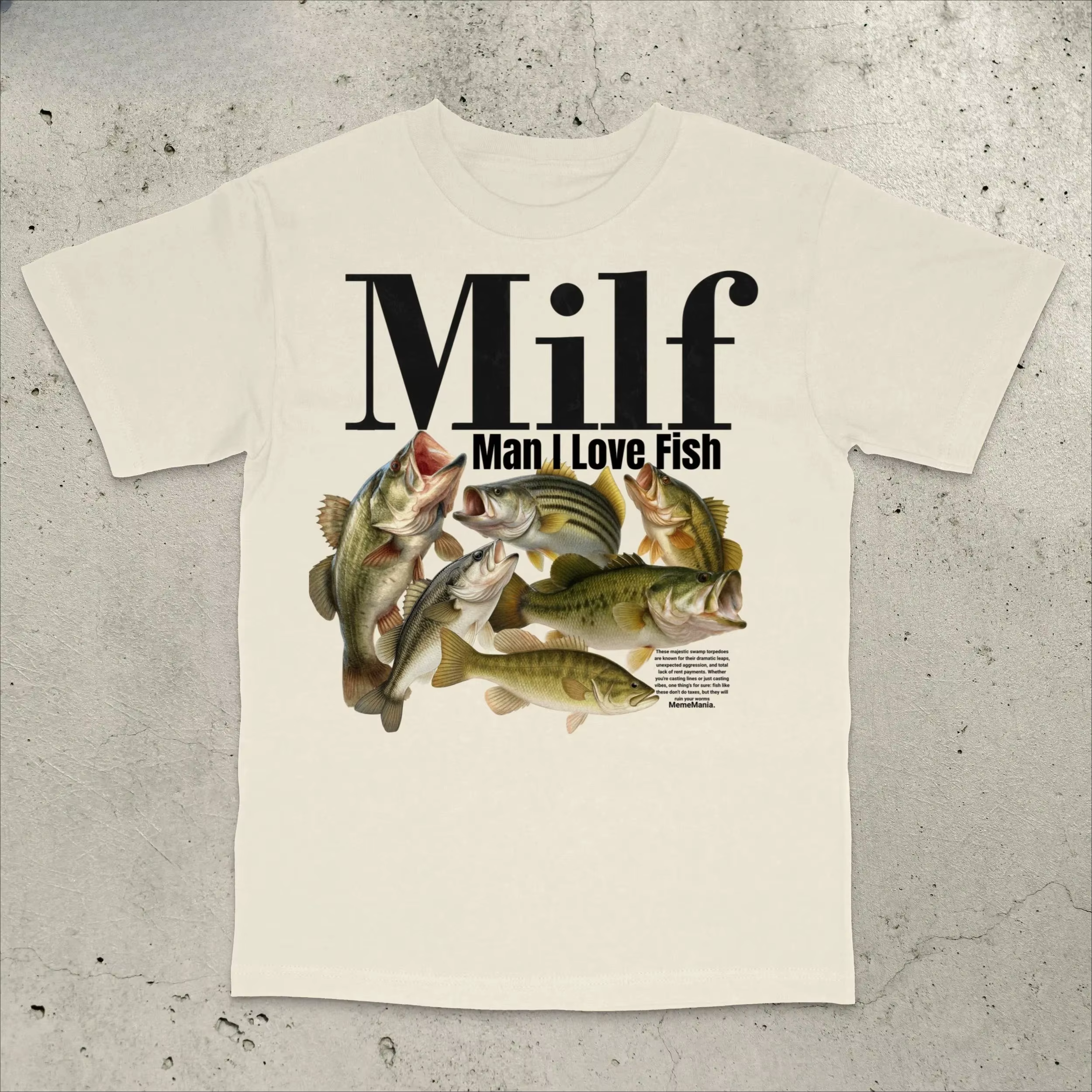 Homme J'aime le poisson T-Shirt