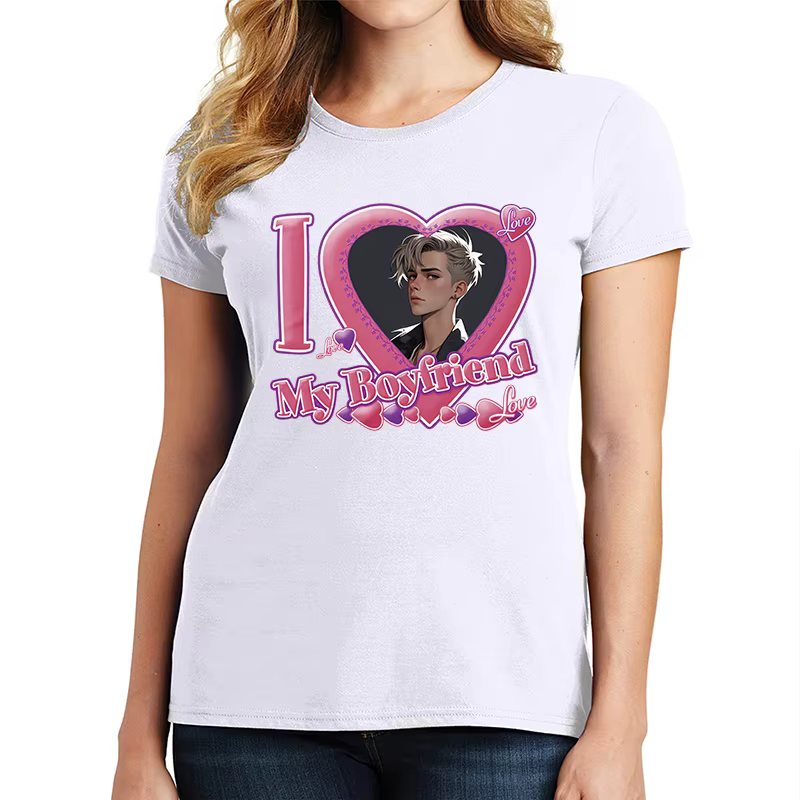 T-shirt à Manches Courtes et Col Ras du Cou pour Homme et Femme