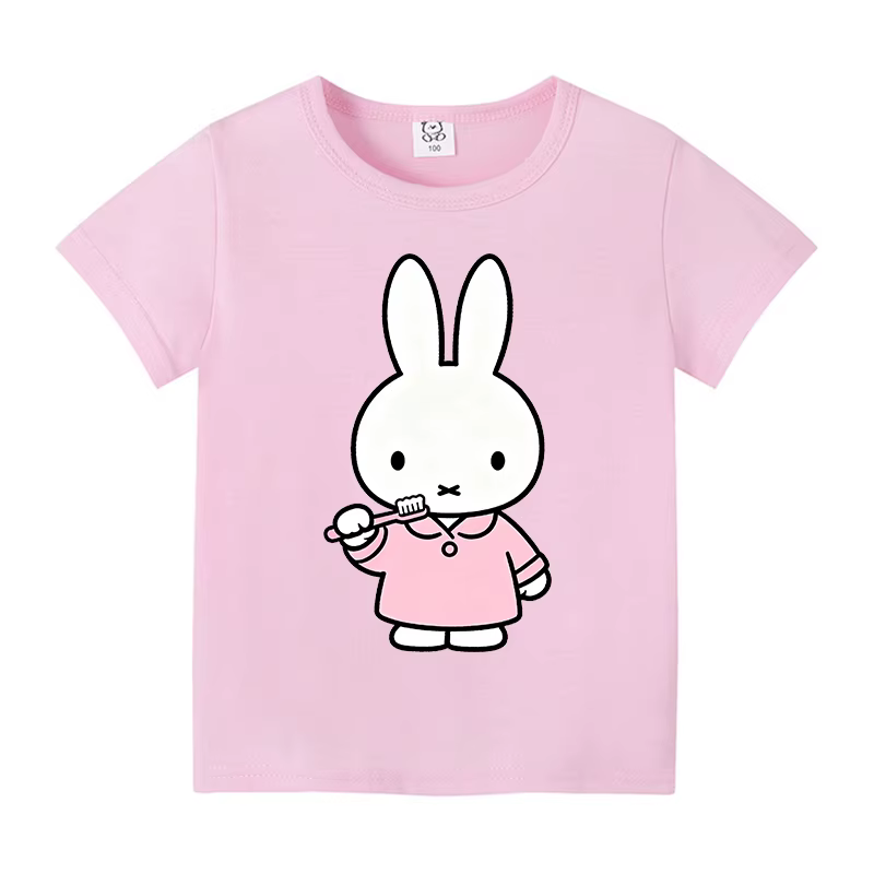 Miffy – T-shirt à col rond pour enfants
