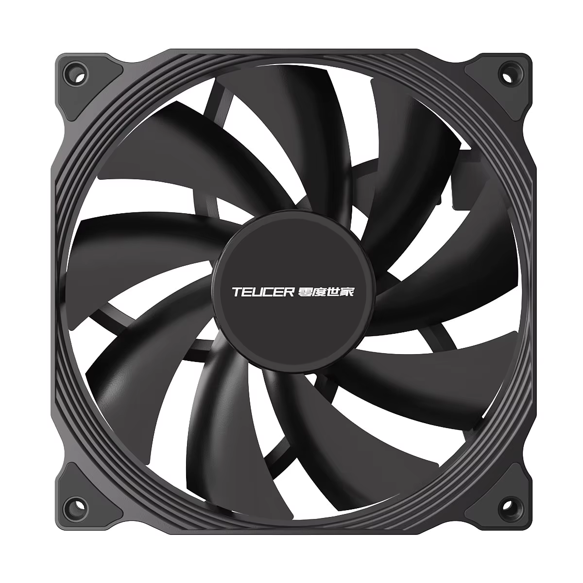 TEUCER 140mm 600-1500 tr/min ventilateur de boîtier haute Performance 4Pin PWM contrôle Intelligent de la température
