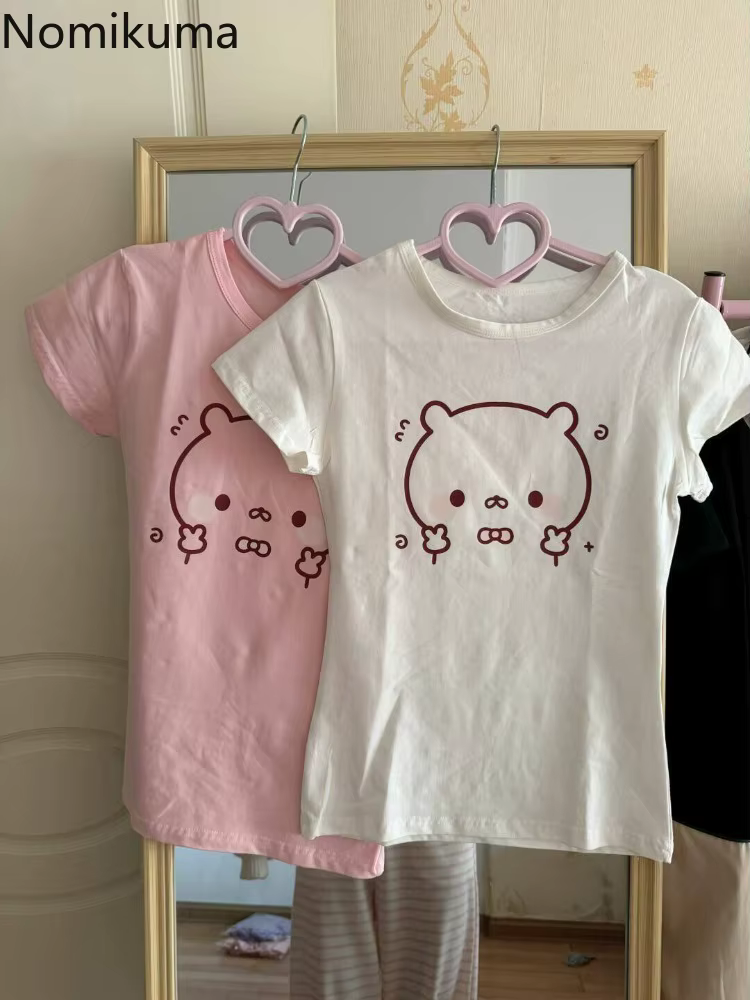 T-shirts pour femmes, t-shirts japonais mignons
