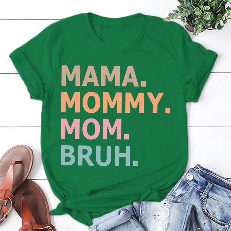 T-shirt manches courtes col rond femme
