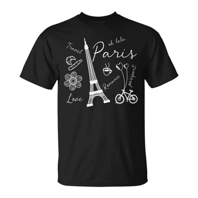 T-shirt en coton à manches courtes pour hommes