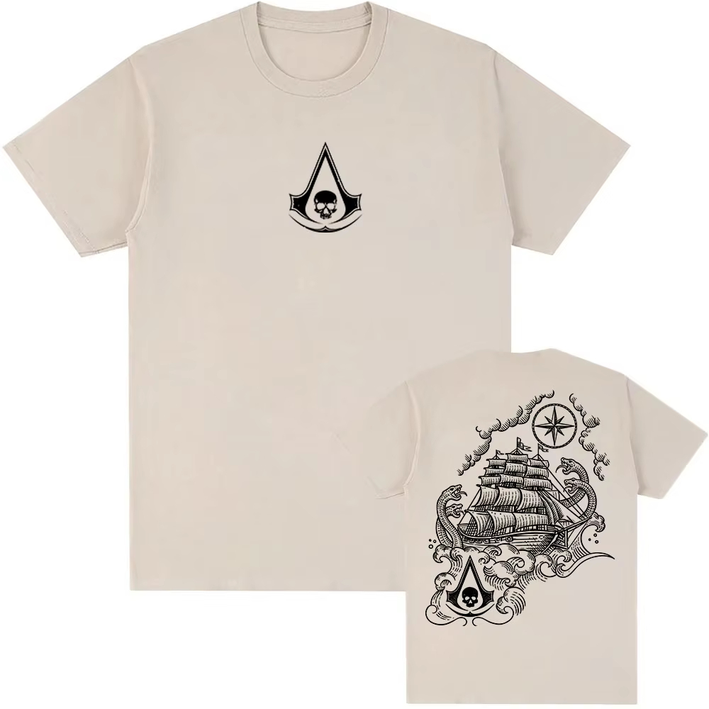 T-shirt Assassin's Creed Black Flag Resynced Map
