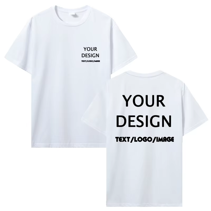 Bricolage personnalisé hommes femmes T-shirt personnaliser conception Logo