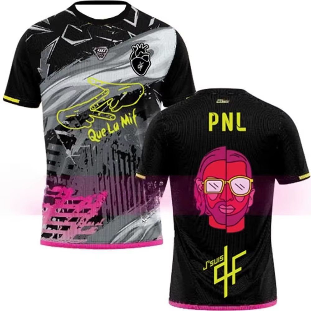 T-shirt style équipe de football Graffiti pour hommes