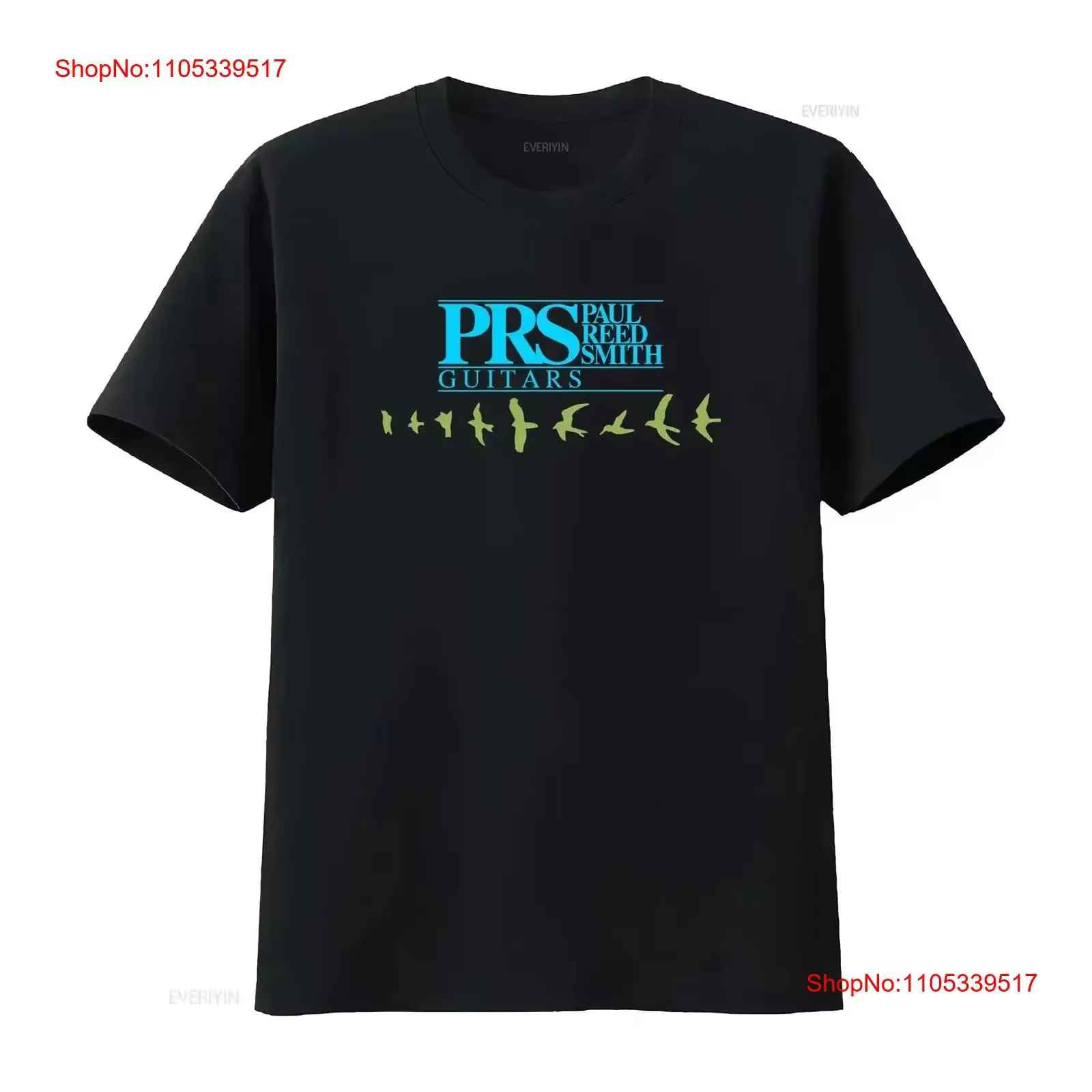 Nouveau T-shirt Paul Reed Smith Guitars Symbol Logo USA Taille S à 5XL vintage délavé légèrement polyvalent doux
