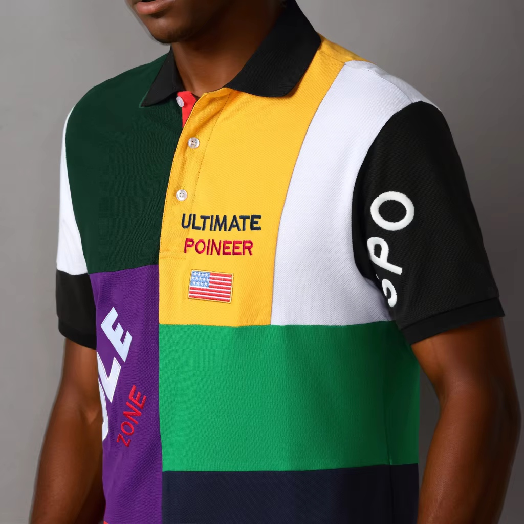 Polo pour homme USA Royal