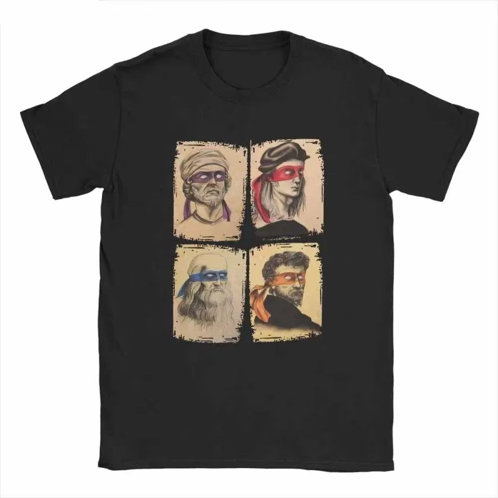 Science tortues T-Shirt hommes Mutant Ninja à manches courtes Humor