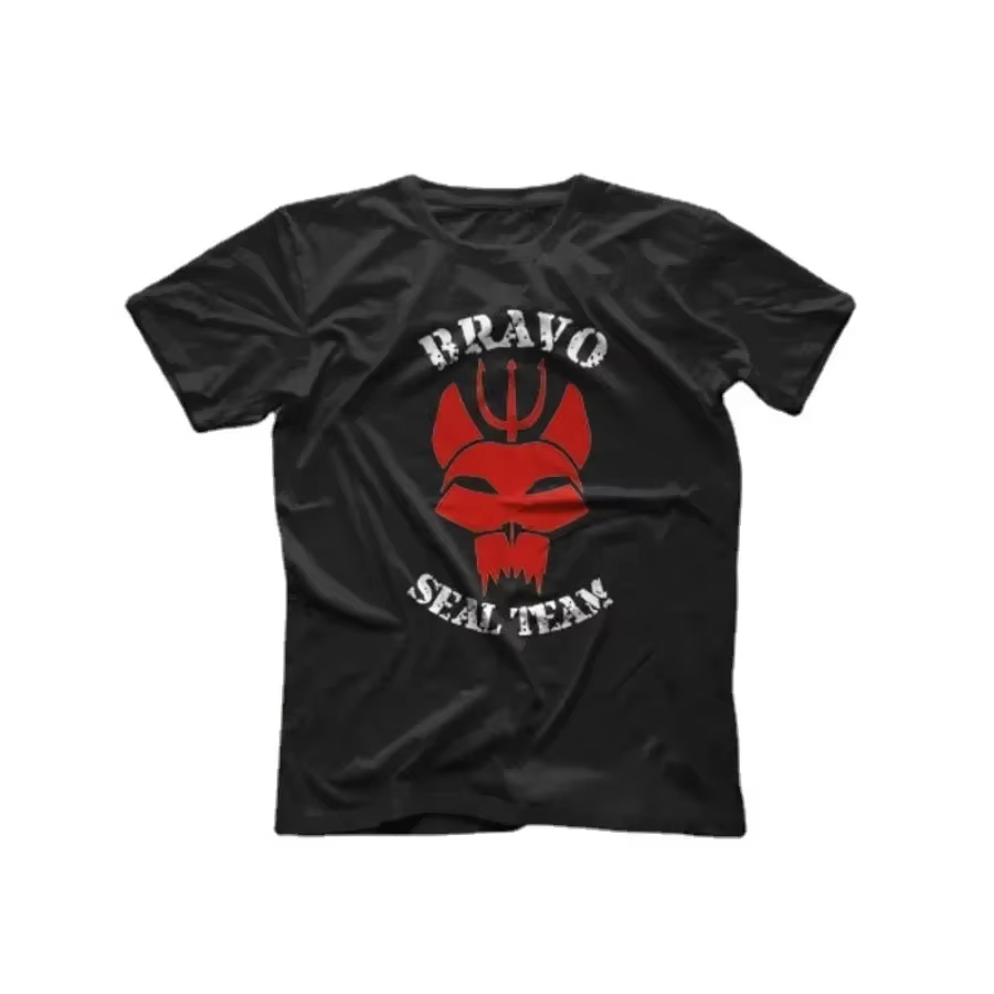 Série TV Naval Bravo Seal équipe Logo T-Shirt 100% coton col rond été à manches courtes décontracté hommes