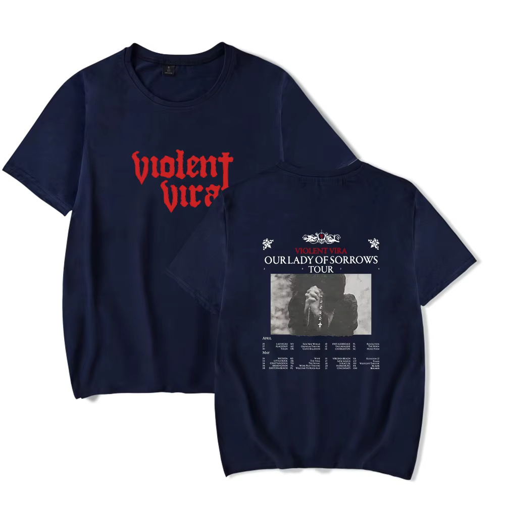 T-shirt Violent Vira Merch Our Lady Of Sorrows Tour