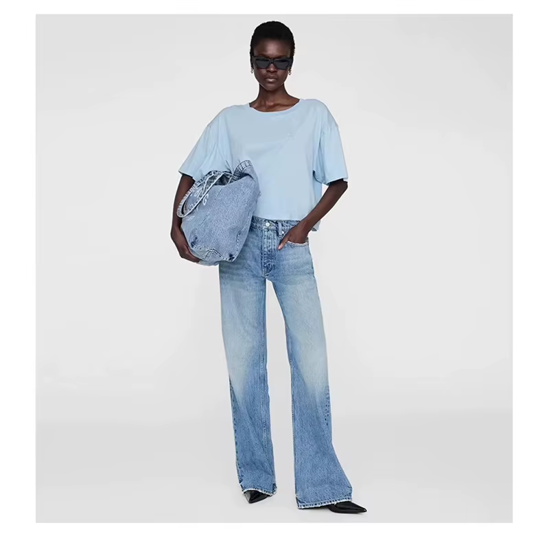 Nouveau T-shirt pour femme style nord-américain