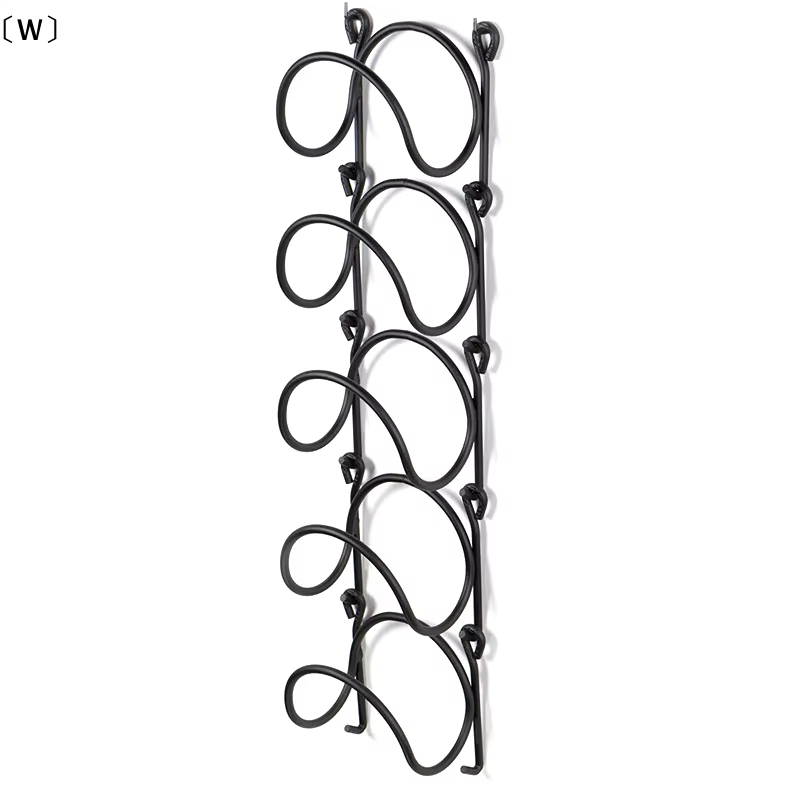 maveraW KaloWorn porte-serviettes en métal en fer forgé pour décoration murale de salle de bain, organisateur de salle de bain finition incurvée