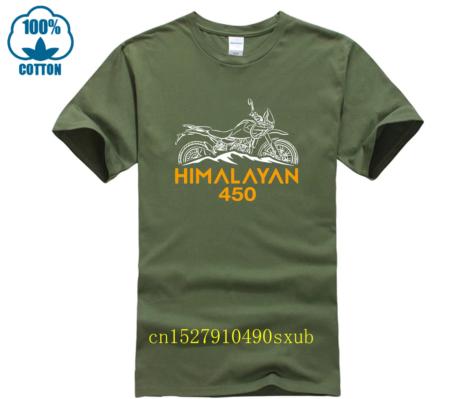 Nouveaux hommes Royal T-shirt décontracté Enfield himalayen 450 pour les motocyclistes T-shirt graphique été manches courtes 100% coton S-4xl